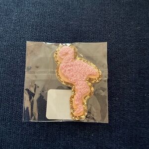 Stoney Clover Lane NWT glitter flamingo patch